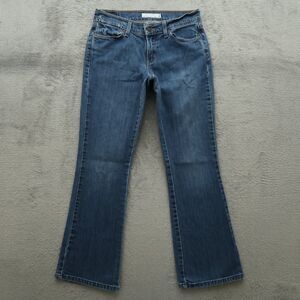 Levi's 544 Jeans Women's Size 4P Blue Low-Rise Bootcut Denim Pants 28" Inseam